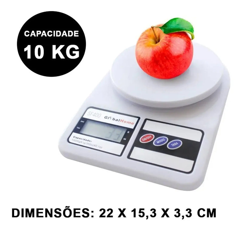 Balança Digital de Cozinha lojas Tratto express até 10kg